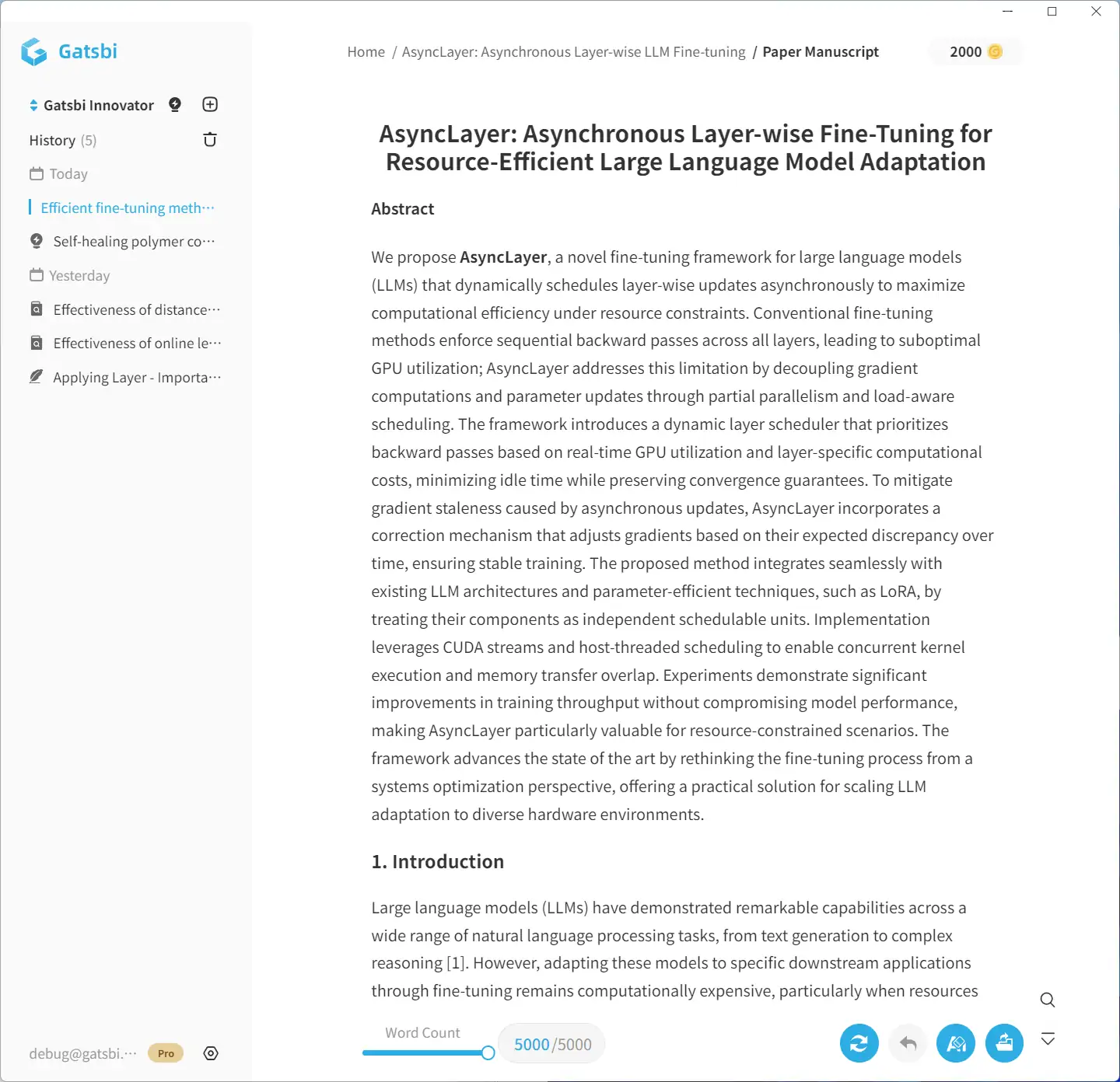 AI Research Paper Writer screenshot 1